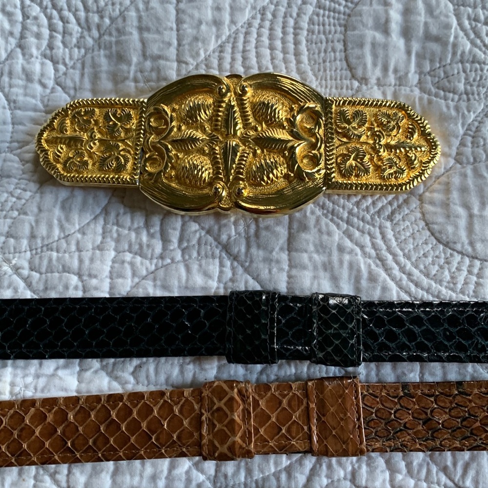 Vintage Alexis Kirk Interchangeable Belt
